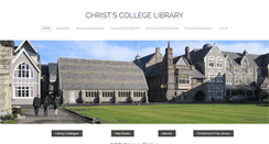 Desktop Screenshot of library.christscollege.com